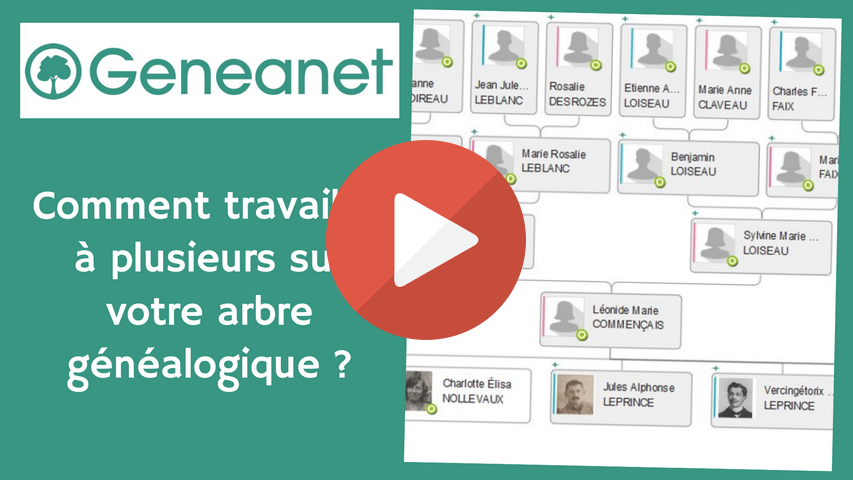 Comment Travailler à Plusieurs Sur Votre Arbre Généalogique Avec Geneanet Genealogiepratiquefr 