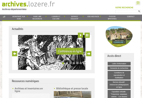 Archives départementales de la Lozère (48)